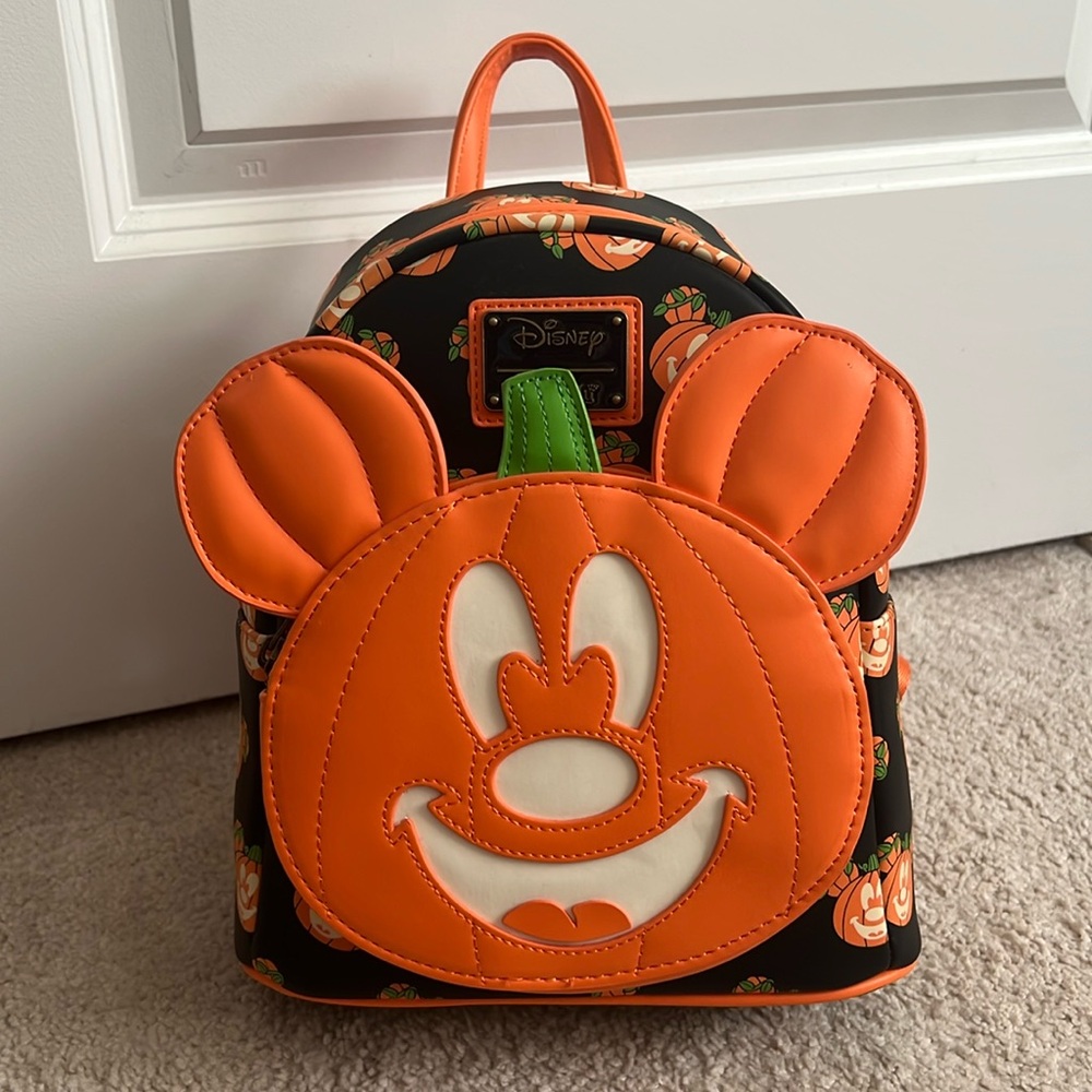 Glow in the Dark Mickey Pumpkin Loungefly